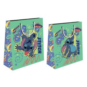 19-388 Τσάντα Δώρου Χάρτινη Lilo & Stitch (23cm) 23x18x11cm Stitch 000564060