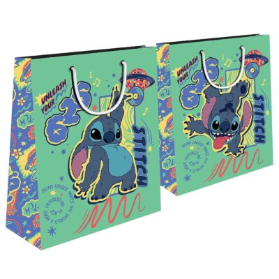 Τσάντα Δώρου Χάρτινη με Foil Lilo & Stitch (32cm) 32x26x12cm Stitch 000564063