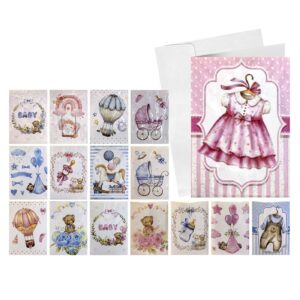 Κάρτες Ευχετήριες για Βάπτιση 9,4x6,7cm JustNote 39415