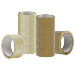 19-67 Ταινία Συσκευασίας 48mm Καφέ-Διάφανη 48mmx66m JustNote 3987