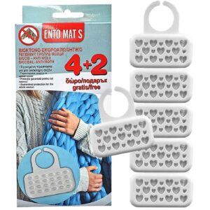 2-77 Ταμπλέτες Βιοκτόνες-Σκοροαπωθητικές 4 + 2 Δώρο Ento Mats