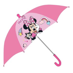 20-1173 Ομπρέλα Minnie Ροζ-Άσπρο H55cm ø70cm Disney WD21488