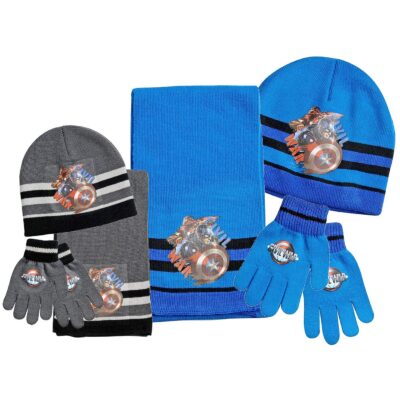 Σκούφος, Γάντια & Κασκόλ Avengers σετ  Avengers CA02252