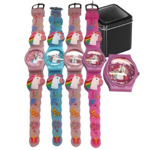 20-1382 Ρολόι Χειρός Μονόκερος σε Μεταλλικό Κουτί 4teen4ty 401402