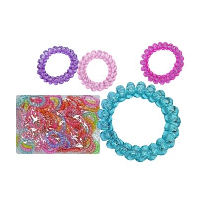 Λαστιχάκι Μαλλιών Σπιράλ Ιριδίζον ø4,5cm 4teen4ty 401417