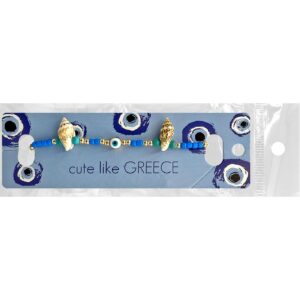 20-1400 Βραχιόλι με Μάτι & Κοχυλάκια 4teen4ty 401420