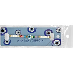 20-1406 Βραχιόλι Λευκό με Ματάκι 4teen4ty 401426