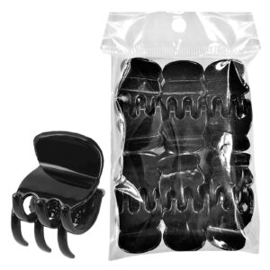 20-69 Κλιπ Κλαμεράκια Μίνι Μαύρα 12τεμ 2cm 4teen4ty 4089