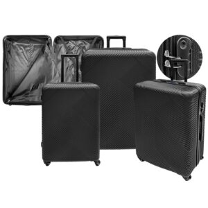 20-743 Βαλίτσες abs σετ=3τεμ 55x35x20cm 65x40x24cm 74x45x29cm 4teen4ty 40763