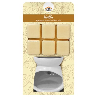 Βάση με Αρωματικό wax Melt Βανίλια 6 Κύβοι  Homie 423057