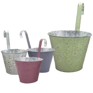 Γλαστράκι-Κασπώ Κρεμαστό Σχέδιο Λουλούδια ø16x14cm Homie 423093