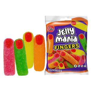 24-187 Ζελίνια Jake Sour Fingers Σακ=100g Jake SA