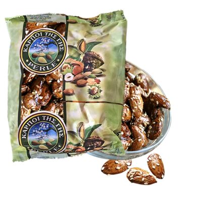 Καραμελωμένο Αμύγδαλο + Σησάμι 100g  Perle