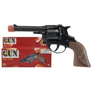 3-217 Όπλο Μεταλλικό 8σφαιρο 21x8cm Carnavalista 23237