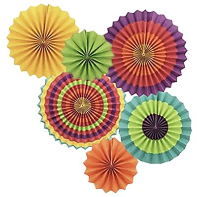 Διακοσμητικοί Χάρτινοι Κύκλοι σετ=6τεμ 20cm/30cm/40cm Carnavalista 232255