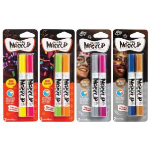 3-2463 Βαφές Προσώπου 2τεμ Carioca Maskup Neon-Metallic Carioca 52014