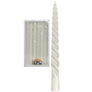 Κερί Κηροπηγίου Σπιράλ Υ:20cm ø22mm Homie 5731