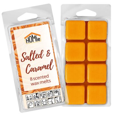 Αρωματικό wax Melt Salted Caramel σετ=8 Κύβοι 80gr Homie 57484
