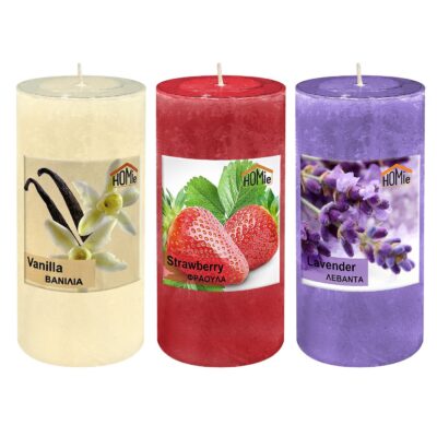 Κερί Αρωματικό Κορμός φ7x15cm ø7x15cm Homie 5790