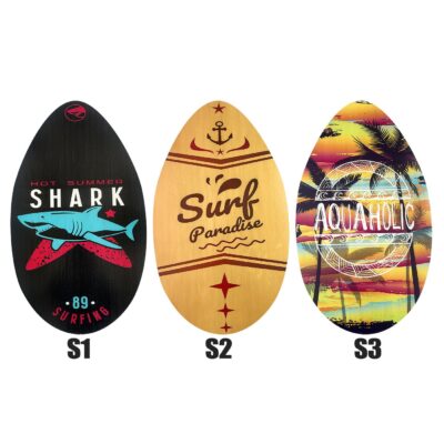 Σανίδα Ξύλινη Surf Skimboard 76x45cm SummerTiempo 622163