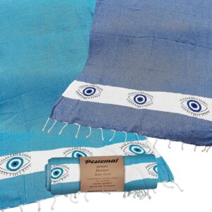 Πετσέτα Θαλάσσης Pestemal Ματάκια ~280g 90x180cm SummerTiempo 622273
