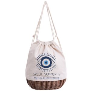 Τσάντα Πουγκί με Πάτο Καλάθι Υ:36cm Βάση:29x22cm SummerTiempo 622364