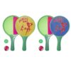 Ρακέτες 2 Όψεων σετ=2 + 2μπαλακια 33x19x0,9cm SummerTiempo 62255