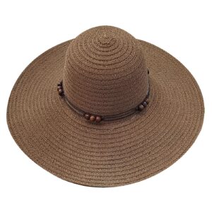 Καπέλο Ψαθόχαρτο Σχοινάκι Χάνδρες Γυναικείο ø44cm SummerTiempo 622403
