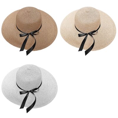 Καπέλο Ψαθόχαρτο με Φιόγκο Γυναικείο φ42cm Φ42cm SummerTiempo 622419