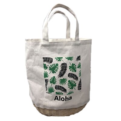 Τσάντα Πουγκί με Πάτο Καλάθι Jungle Υ:36cm Βάση:29x19cm SummerTiempo 622486