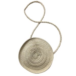 Τσάντα Στρογγυλή Ψαθόχαρτο Κρόσια Φ24cm SummerTiempo 622562