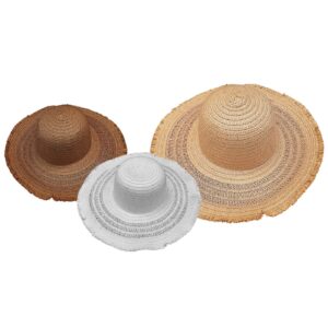 Καπέλο Ψαθόχαρτο Γυναικείο Τρυπητό ø43cm SummerTiempo 622567