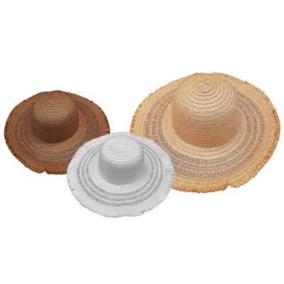 Καπέλο Ψαθόχαρτο Γυναικείο Τρυπητό ø43cm SummerTiempo 622567