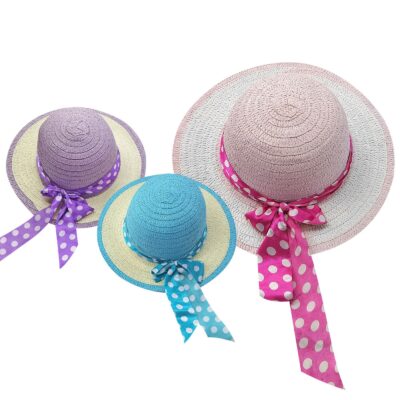 Καπέλο Ψαθόχαρτο Παιδικό Κορδέλα ø28cm SummerTiempo 622572