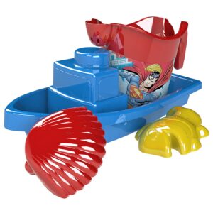 Βαρκάκι Παραλίας σετ=4τεμ Superman 34x16cm Warner Bros WB-S-1003