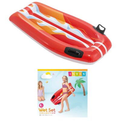 Φουσκωτή Σανίδα με Χερούλια Intex 112x62cm Intex 58165NP