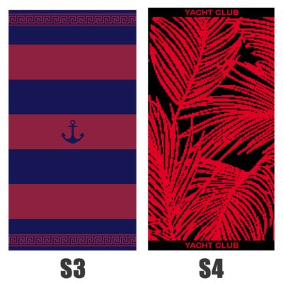 Πετσέτα Θαλάσσης Ζακάρ με Σχέδια 85x160cm  ~610gr SummerTiempo 622718