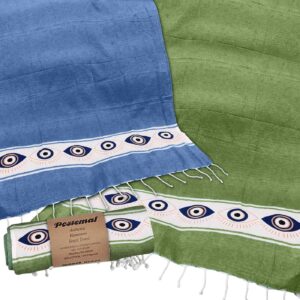 Πετσέτα Θαλάσσης Πεστεμάλ Μάτια 90x180gr ~280gr SummerTiempo 622726