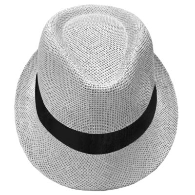 Καπέλο Καβουράκι Άσπρο με Κορδέλα ø29cm SummerTiempo 622754