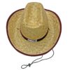Καπέλο Ψάθινο με Κορδέλα Greece Ενηλίκων 36x14cm SummerTiempo 622765