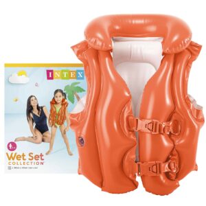 Γιλέκο Θαλάσσης Πορτοκαλί  Intex 50x47cm Intex 58671EU