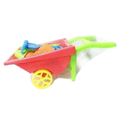 Καρότσι Άμμου Χειράμαξα σετ=7τεμ 40x18x15cm SummerTiempo 622889