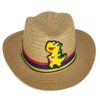 Καπέλο Ψαθόχαρτο Παιδικό Καουμπόϊ με Σχοινάκι  SummerTiempo 622918