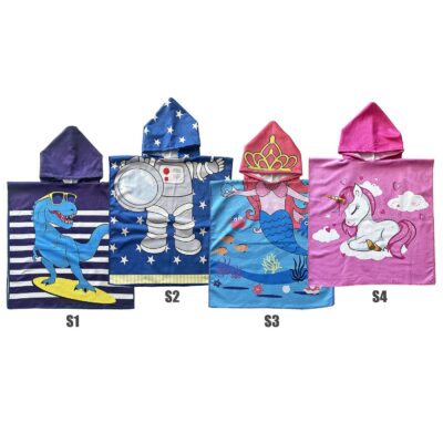 Πόντσο Παιδικό Θαλάσσης Microfiber 60x120cm SummerTiempo 622961