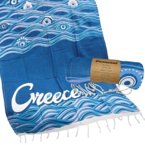 Πετσέτα Θαλάσσης Pestemal Μάτι Μεγάλο ~280g 90x180cm SummerTiempo 622963