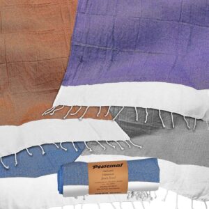 Πετσέτα Θαλάσσης Pestemal Ρόμβοι με Λευκή Φάσα ~280g 90x180cm SummerTiempo 622966