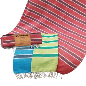 Πετσέτα Θαλάσσης Pestemal με Χρωματιστές Ρίγες ~280g 90x180cm SummerTiempo 622967