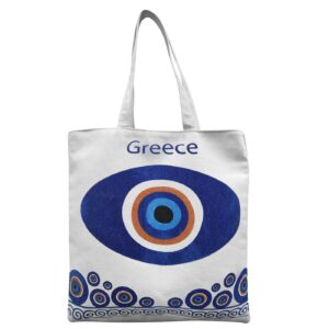 Τσάντα Βαμβακερή Τουριστική Μάτι 40x40x10cm SummerTiempo 622969