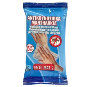 Αντικουνουπικά Μαντηλάκια σετ=15τεμ  Ento Mats ΕΙΔ0000085