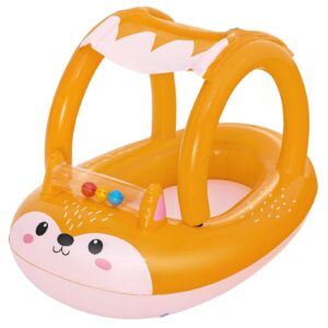 Φουσκωτό Βαρκάκι Μπεμπέ με Σκίαστρο Bestway 94x66cm Bestway 34168